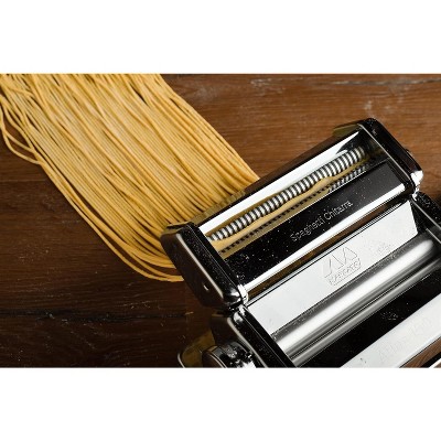 Chrome-Plated Steel Spaghetti Chitarra Attachment for Atlas 150 Pasta Machine