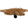 Kurt Adler 10-Light Indoor Rattan Gold Star Christmas Treetop, 27.5in - 4 of 4