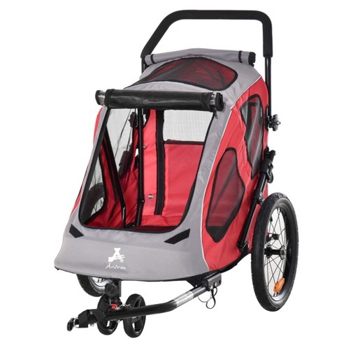 Aosom Dog Bike Trailer Pet Cart Bicycle Wagon Cargo Carrier