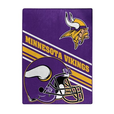 60" x 80" NFL Minnesota Vikings Raschel Throw Blanket