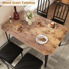 Dining Table with Chairs, Kitchen Table and Chairs for 4, 5 Piece Kitchen & Dining Room Sets for Small Space Vintage, for Small Space Vintage - 3 of 4