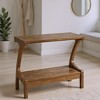 Resenkos Wooden End Table, Brown Living Room Accent, Home Sofa Side, Stylish Furniture Table, Perfect for Living Spaces, Brown - 2 of 4