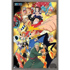 Trends International One Piece: Fishman Island - Pirate Crew Framed Wall Poster Prints - 1 of 4