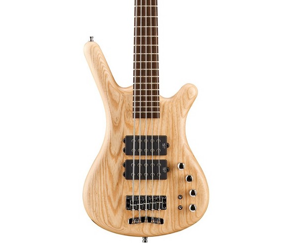 Warwick German Pro Series Corvette $$ 5-String Electric Bass Guitar Natural Satin