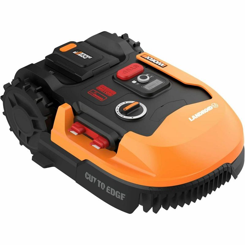 Worx WR147 Landroid M 1/4 Acre Robotic Lawn Mower Battery and Charger Included, 1 of 8