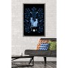 Trends International Episodic Drawing - Blue Thistle And Cat Framed Wall Poster Prints - 2 of 4