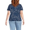 Lands' End Women's Relaxed Supima Cotton T-Shirt - 2 of 3