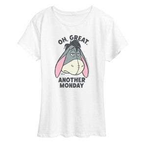 Women's - Winnie The Pooh - Oh Great Eeyore Short Sleeve Graphic T-Shirt - 1 of 4