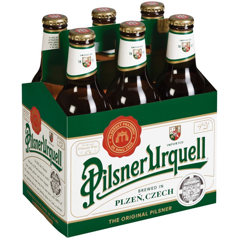 Pilsner Urquell Beer - 6pk/11.2 fl oz Bottles, 1 of 5