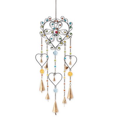 Wind & Weather Colorful Heart Wind Chime