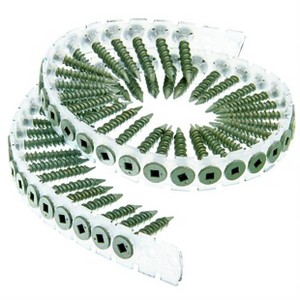 SENCO 08T200W 8-Gauge 2 in. Collated Cement Board Screws (1,000-Pack) - 1 of 2