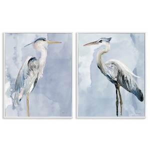 Stupell Industries Heron Birds Standing Blue Sky, 24" x 30" - 1 of 4