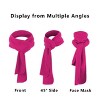 Anna-Kaci Winter Scarf Fleece Neck Warmer Solid Soft Windproof Lightweight Cold Weather Outdoor Gear for Women and Men - 2 of 4