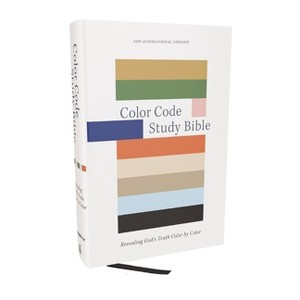 Color Code Study Bible, Revealing God's Truth Color by Color (Niv, Hardcover, Red Letter, Comfort Print) - 1 of 1