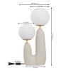 JONATHAN Y Oda Modern Bohemian Resin/Iron/Frosted Glass Danish Cactus LED Table Lamp - 4 of 4