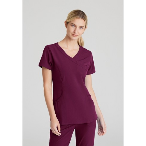 Skechers Vitality By Barco Women's Charge 3-pocket Crossover Scrub Top ...