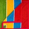 Rainbow Striped Cotton Oversized Reversible Beach Towel Set of 2 by Blue Nile Mills - image 3 of 4