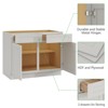 Kitchen Base Cabinet, Unassembled Cabinet with Adjustable Shelf without Top - 4 of 4