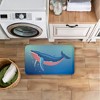 Stupell Industries Coastal Whale with Bubbles Printed Anti-Fatigue Floor Mat, design by Darlene Seale, 30"x18" - 4 of 4