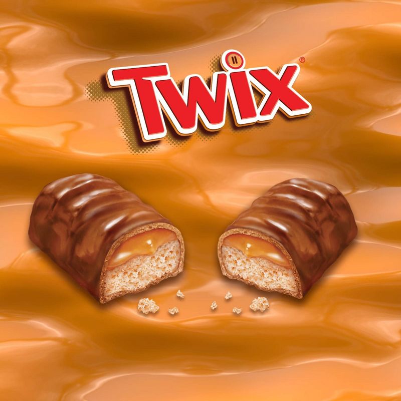 Twix Caramel Cookie Chocolate Candy Bar, Sharing Size - 9.7oz, 5 of 11