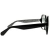 Kate Spade  S2J O0 Women Square Sunglasses Black on Glitter 54mm - 3 of 3