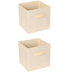 REGALWOVEN Collapsible Fabric Storage Bin with Handle for Organizing Clothes Books 2 Pcs - 1 of 4
