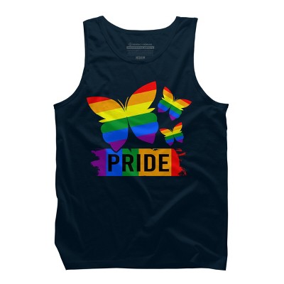 Adult Design By Humans Rainbow Butterflies Rainbow Pride By dnlribeiro88 Tank Top