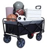 Grungis Folding Wagon Cart with  360lbs Weight Capacity,Heavy Duty Shopping Cart with Wheels,Utility Cart for Camping,Shopping - 2 of 4