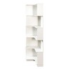 Okak Industrial Bookshelf, Storage Shelves with 8 Open Shelves, Tall Bookcase for Books and CDs, Storage Organizer for Living Room, Bedroom, White - 3 of 4