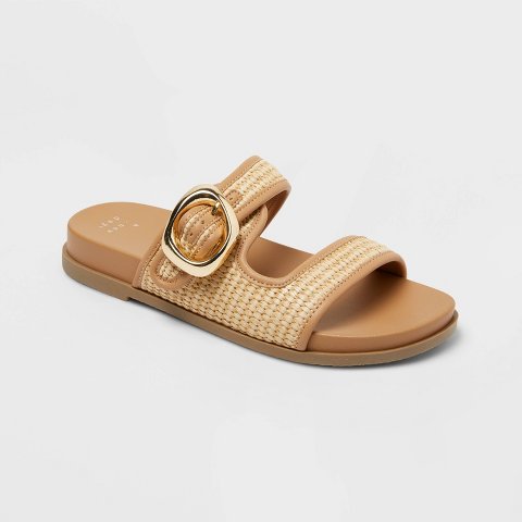 Женские сандалии A New Day Women’s Meg Sandals with Memory Foam Insole - A New Day™ Beige 7