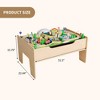 Garvee Train Table, Multipurpose Wooden Kids Toy Activity Playset for Children with Tracks Train and City  for Boys Girls Ages 3+ - 2 of 4