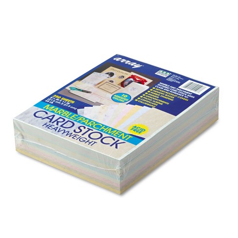 Pacon White Card Stock 8.5x11 40 Sheets