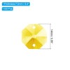 Unique Bargains Hanging Ornament DIY Craft Prisms 2 Holes Octagon Suncatchers 0.55" 100 Pcs - 2 of 4