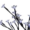 Northlight Pre-Lit Japanese Sakura Blossom Flower Artificial Tree - 18" - Pure White LED Lights - 4 of 4