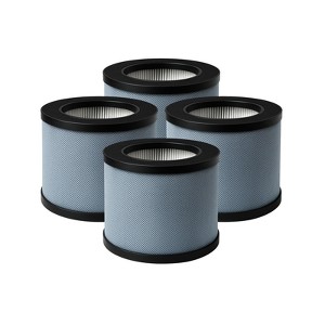 Nispira JH01 MK01 3-in-1 HEPA Filter Replacement For Air Purifier AROEVE MK01, ALROCKET JH06, Elechomes EPI081 EP1081, 4 Packs - 1 of 4