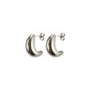 Dome Huggie Teardrop Earrings - 4 of 4