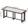 PAKASEPT Dining Table for 6 People, 70.8" Long Kitchen Table,Wood Dining Table, Kitchen & Dining Room Table, Rectangle Dining Room Table - 2 of 4