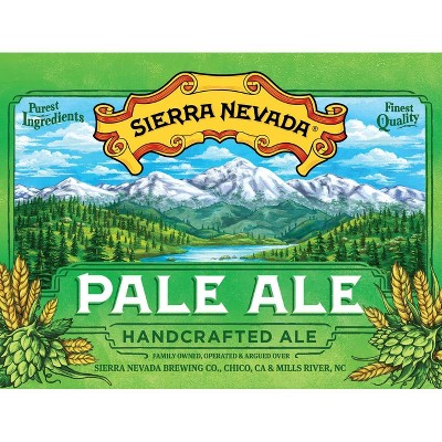 Sierra Nevada Pale Ale Beer - 12pk/12 Fl Oz Cans : Target