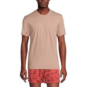 Lands' End Men's Crewneck Undershirt 3 Pack - 1 of 3
