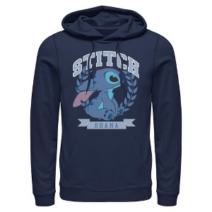 Mens Lilo & Stitch Athletic Ohana Lightweight Hoodie - 1 of 4