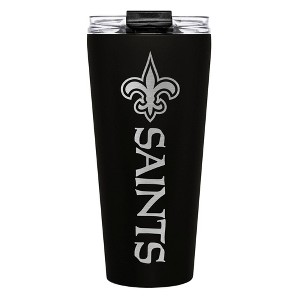 NFL New Orleans Saints Big Slim Travel Tumbler - 32oz: Stainless Steel, Lidded - 1 of 3