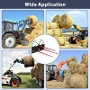 Hay Spear 49" Bale Spear 4000 lbs Capacity, Quick Attach Square Hay Bale Spears, Hay Handing Equipment, Bale Hay Spike with Hex Nut & Sleeve - 4 of 4