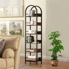 UbMelt Narrow Book Shelf Modern 6-Tier Open Storage Shelves Bookcase for Living Room,Bedroom,Office - 4 of 4