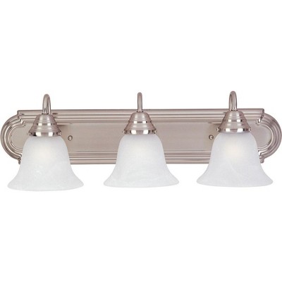 Maxim Lighting Essentials - 801x 3 - Light Vanity in  Satin Nickel