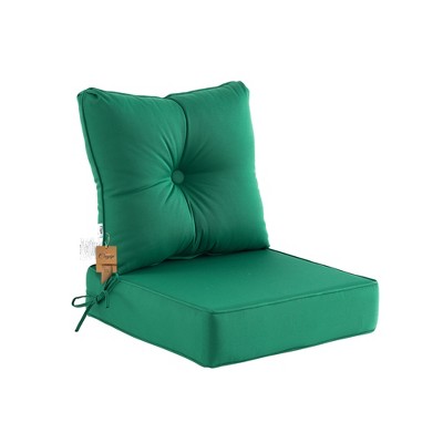 ARTPLAN Deep Seat Pillow and High Back Chair Cushions Outdoor Water Repellent Replacement Patio Seating Cushions