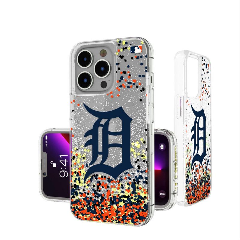 Keyscaper Detroit Tigers Confetti Glitter Phone Case, 1 of 2