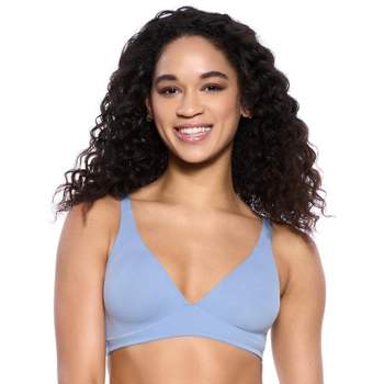 Felina Seamless WireFree Bra Bralette with Removable Pads, 2 Pack