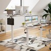LIVAREEmlen Electric Standing Desk Adjustable Height Sit Stand Home Office Desk with Splice Board - 3 of 4