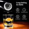 SUGIFT Crystal Clear Ice Ball Maker BPA Free Silicone Mold for 2.4" Ice Spheres No Bubbles Food Grade Whiskey Ice Tray - 4 of 4