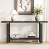 NicBex Modern Minimalist Console Table with Storage & Metal Accents,Entryway Table Foyer Tables for Hallway,Living Room,Corridor - 2 of 4